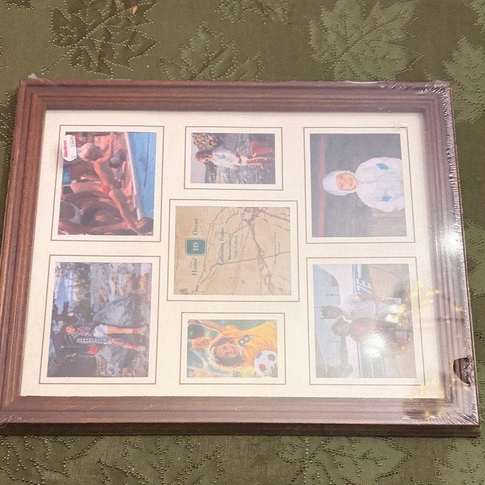 Brown Multi-Photo Frame NWT